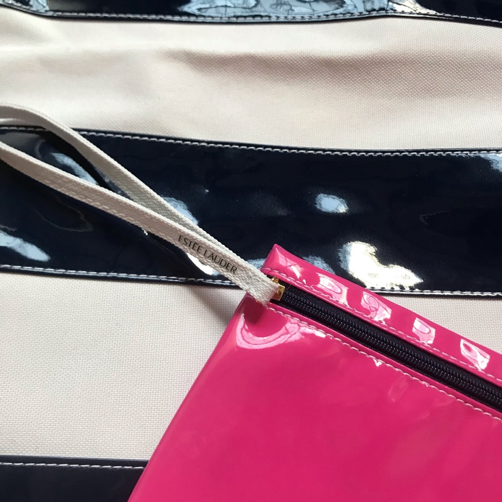 Tote bag with matching zipper bag